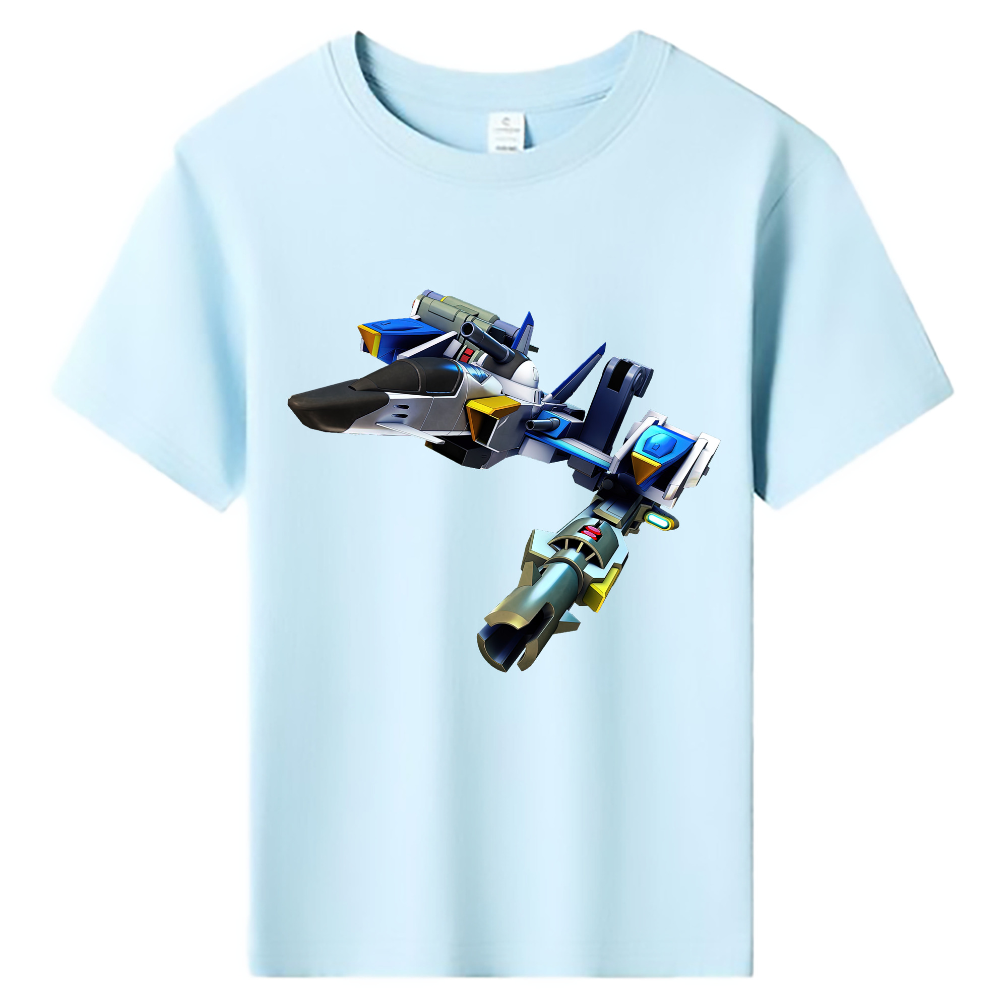 （画像用） 機動戦士ガンダム Mobile Suit Gundam 綿100％キッズTシャツ（フロントプリント）